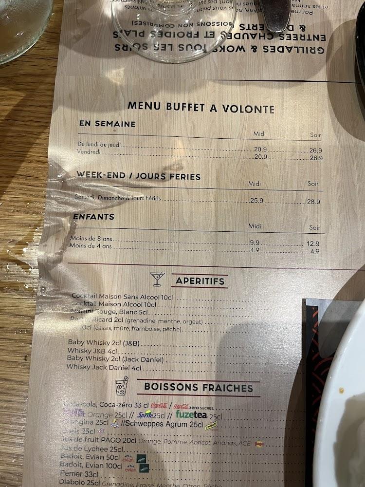 Seazen Buffet - Menu Image 4